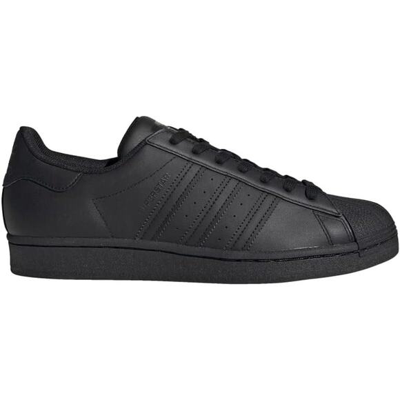 NWT Adidas Originals | Men's Superstar Shoes, Black, Size 11.5 - Picture 3 of 5